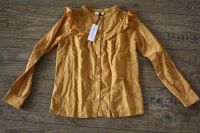 Eden&Victor Bluse Rüschen Langarm Gold Senf Neu/Etikett 152 Brandenburg - Neuenhagen Vorschau