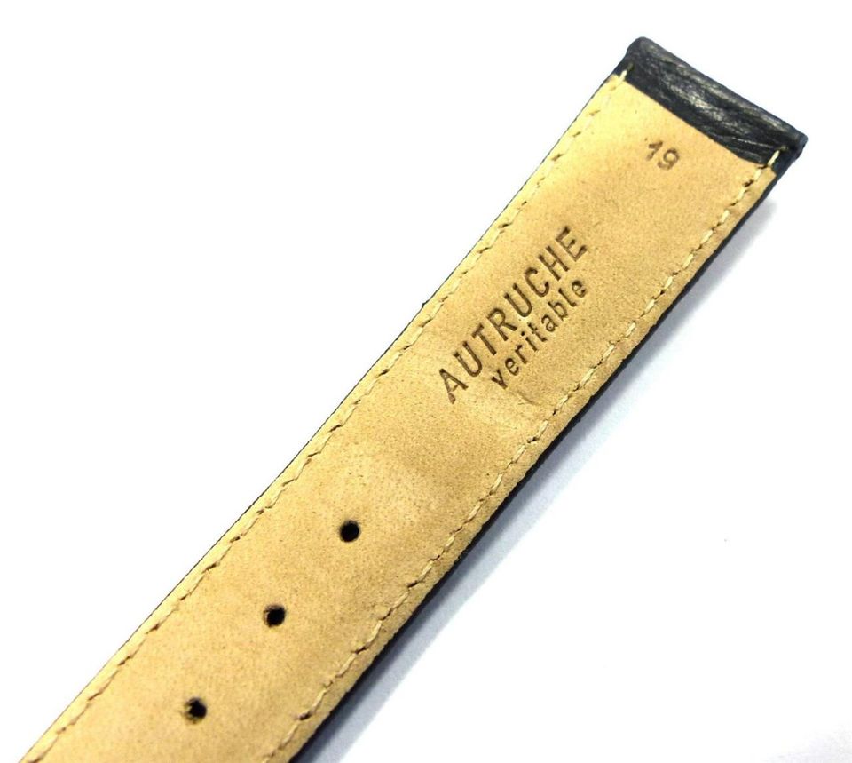 Maurice Lacroix Uhrenarmband Straußenleder Armband #1803-037 in Birkenfeld