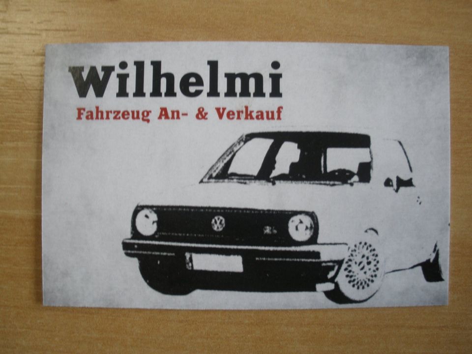 VW Polo 86 C Scheinwerfer Aus Scheunenfund in Wischhafen