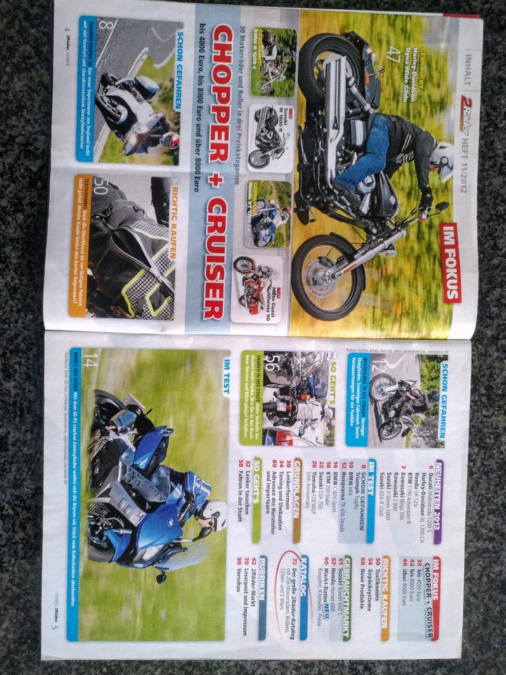 Motorrad Magazin, Custombike, 2 Räder, Biker Zeitschrift in Heilbronn