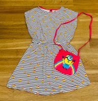 2-tlg. Mädchen Sommer Set/Kombi Kleid Tunika & Tasche „Minion" München - Bogenhausen Vorschau