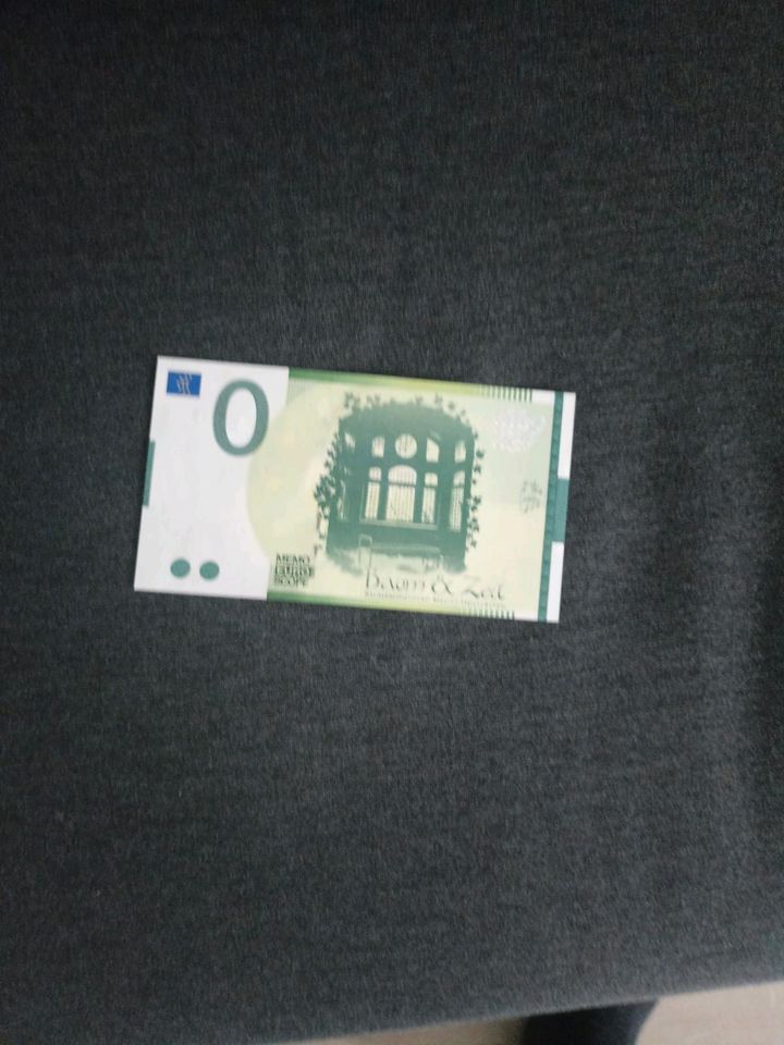 0€ Schein (Sammlerstück) in Borgsdorf