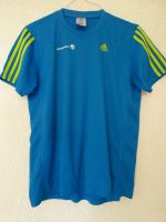 ADIDAS T-Shirt Herren mit Werbeaufdruck. Kräftiges Blau. Gr. M/L. Hessen - Bruchköbel Vorschau