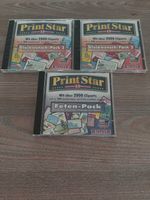 Flohmarkt / Restposten - 3x Software CD - Print Star NEU Niedersachsen - Verden Vorschau