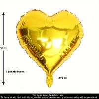 20 Stück,Herzförmige Folienballons, Dekor, Geburtstagsdekoration Kreis Ostholstein - Timmendorfer Strand  Vorschau