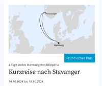 Aida Kurzreise nach Stavanger aida perla Nordrhein-Westfalen - Senden Vorschau