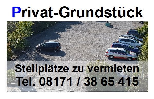 Stellplatz / Parkplatz in Wolfratshausen im Gewerbepark in Wolfratshausen