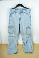 angesagte H&M Jeans im Cargo-Stil, Gr. 34, hellblau, Top Zustand! Hessen - Hünfeld Vorschau