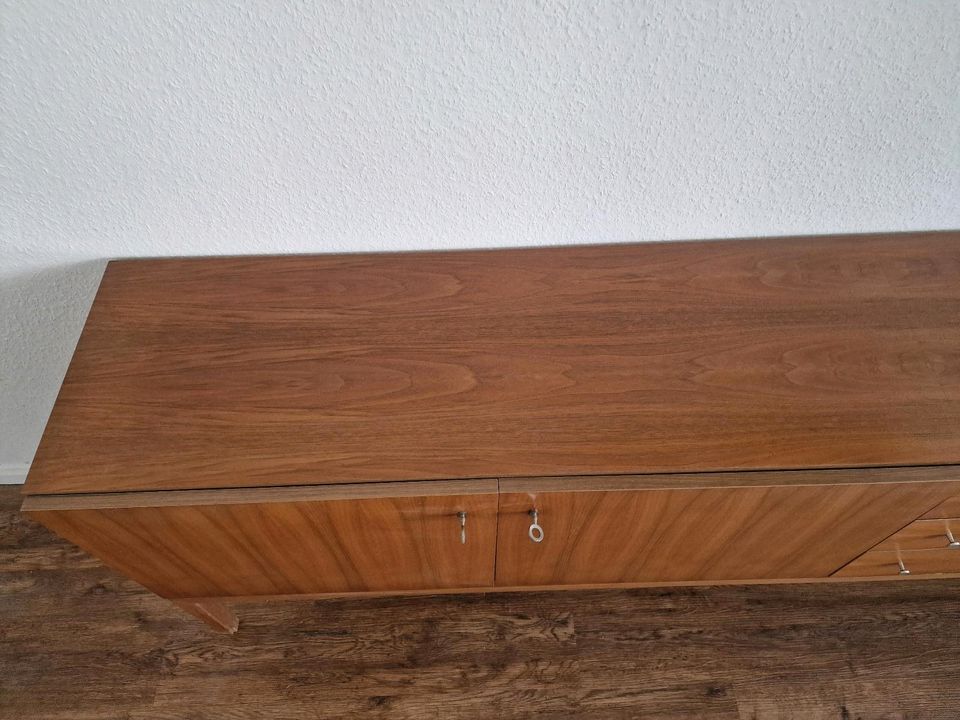 Große Mid Century Sideboard Kommode Schrank vintage retro 50er in Meerbusch