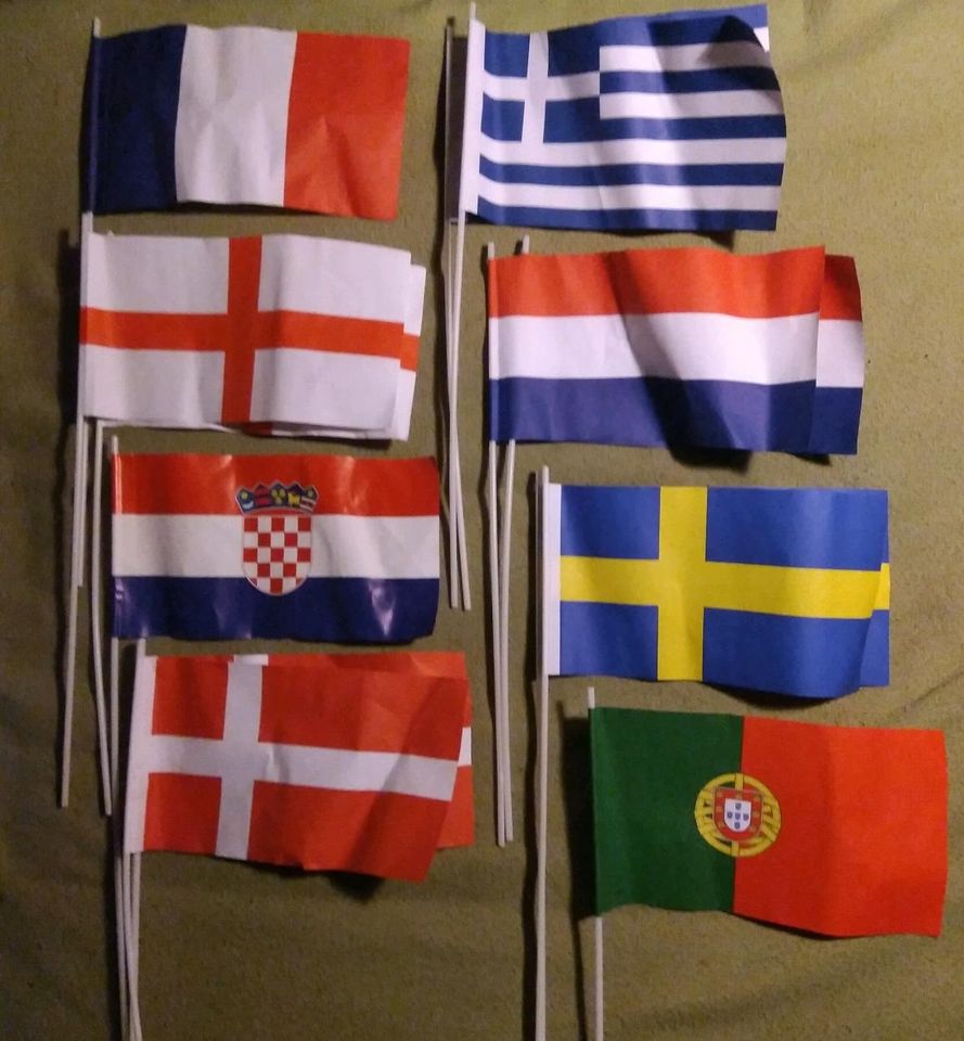13 Flaggen europäische Länder in Kleve