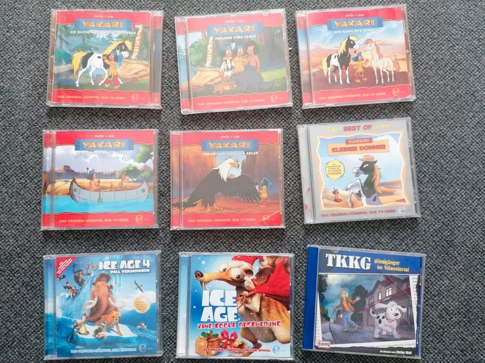 Diverse Kinder CDs (Yakari, Cars, Ice Age, Pumuckl, Kokosnuss...) in Aichach