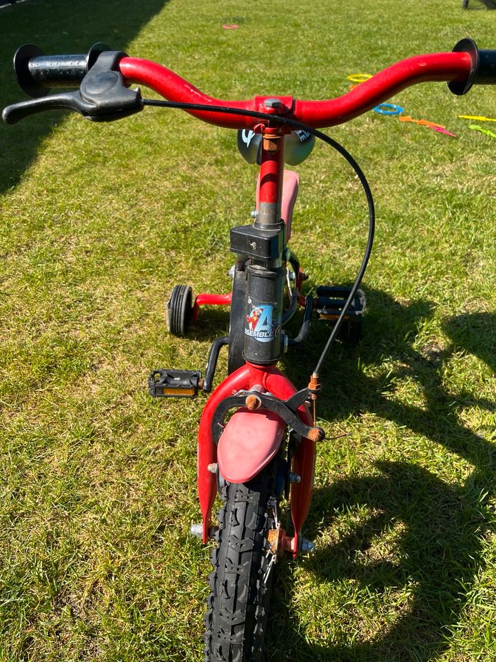 Fahrrad Kinder 12 zoll von avengers  mit stütz Rädern in Nottuln