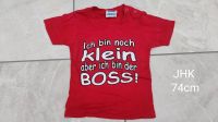 JHK T-Shirt 74cm 'ich bin der Boss' Brandenburg - Brandenburg an der Havel Vorschau