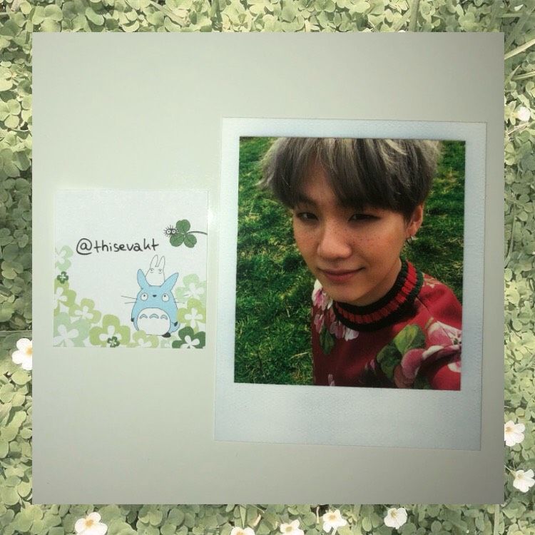 WTT BTS Suga Yoongi HYYH Pola photocard in Castrop-Rauxel