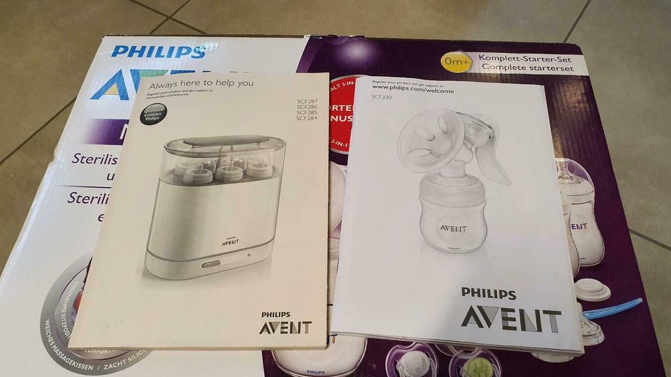 Philips Avent Babystarterset - Sterilisation  + Milchpumpe + mehr in Teutschenthal