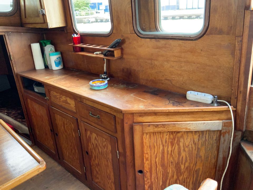 KAJÜTBOOT OLDTIMER  BACKDECKER KOMMANDANTENBOOT in Tecklenburg