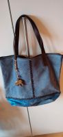 Anokhi Tasche Handtasche Wildleder blau braun Top Rheinland-Pfalz - Hagenbach Vorschau