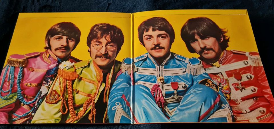 BEATLES SGT. PEPPER... Bastelbogen Hör Zu 1969 Schallplatte in Dortmund