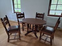 Rustikale Sitzgruppe,4 Stühle mit Tisch Sachsen - Burkau Vorschau