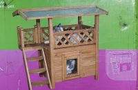 Kerbl Katzenhaus Holz 2 Etagen Katze Haus 77x50x73cm Holz Niedersachsen - Schwarmstedt Vorschau