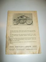 Detlev Louis, Alte Werbebroschüre, Werbung, um 1962 Motorrad, Mot Schleswig-Holstein - Büdelsdorf Vorschau