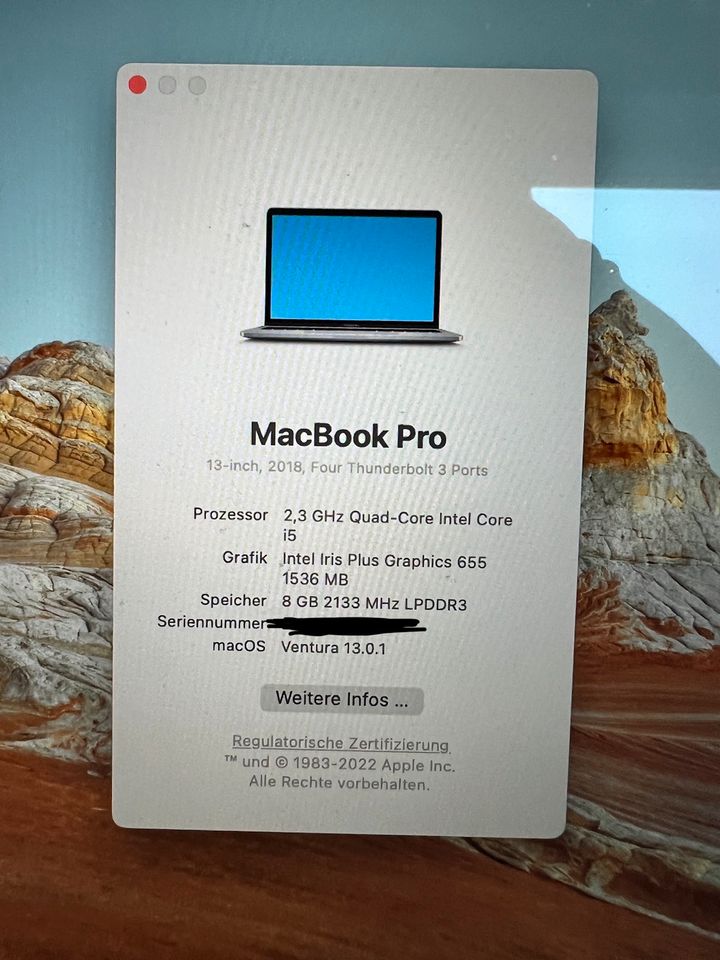 MacBook Pro 2018 512GB Space Gray in Jülich