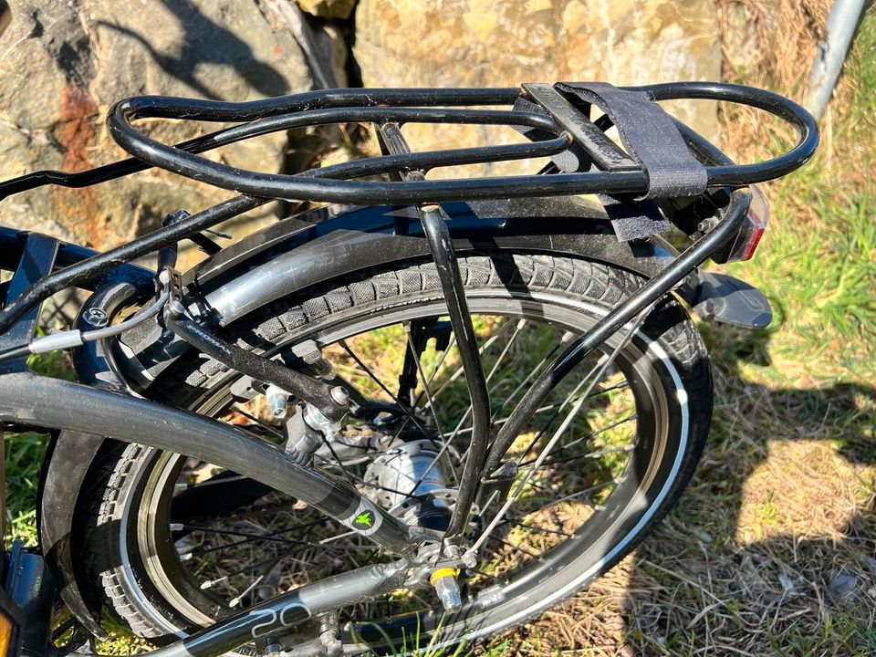 E-Bike Klapprad, Pegasus D3E, 20“, Faltrad, Camping in Uffing