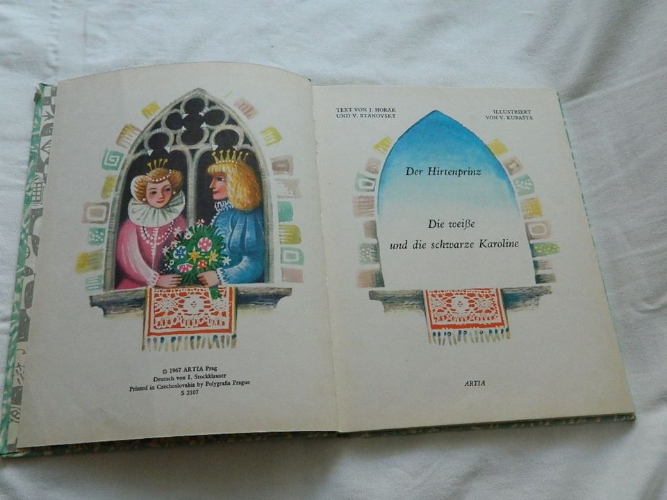 Der Hirtenprinz, Die weisse und die schwarze Karoline  Artia 1967 in Leipzig