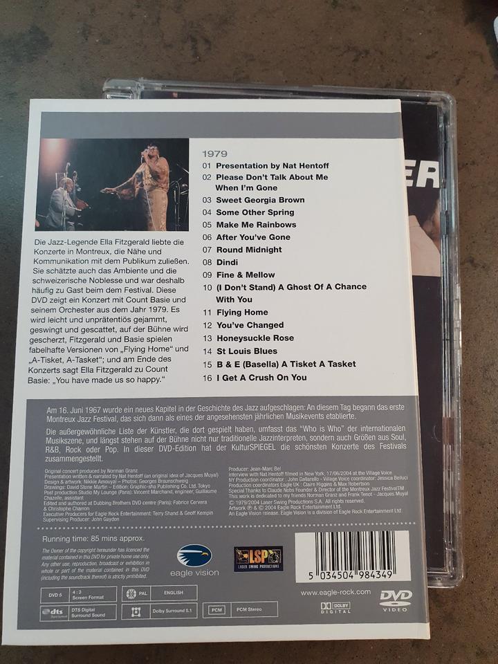 Ella Fitzgerald & Count Basie Jazz in Montreux 1979 DVD in Linden