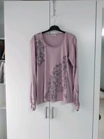 Shirt, Longsleeve v. Street One, alt rosa, schwarzer Glitzer Nordrhein-Westfalen - Troisdorf Vorschau