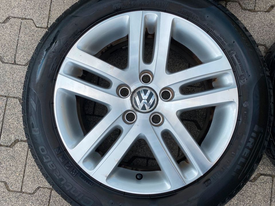 16 Zoll VW Golf 5 6 Touran 6,5Jx16 ET50 5x112 Atlanta 205/55 16 S in Klein-Winternheim