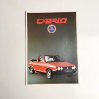 Fiat Ritmo Bertone Cabrio 6/83 Prospekt +tech. Dat.+Ausst.+Farben Baden-Württemberg - Pliezhausen Vorschau