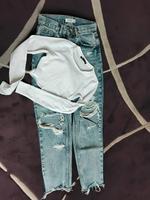 XS 34 158 164 170 pull & bear Jeans Löcher w. neu & zara LA Shirt Niedersachsen - Achim Vorschau