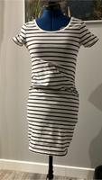 H&M "Mama" Kurzarm-Kleid, Gr. S, weiß-dunkelblau, Streifen Niedersachsen - Apen Vorschau