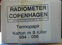 Radiometer 984-058 Thermopapier 10 Rollen 11,1 x 1,2 x 4,7 cm Bayern - Vilsbiburg Vorschau