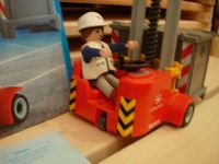 4476 Gabelstapler mit Container Playmobil Nordrhein-Westfalen - Nettetal Vorschau