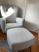 Sessel im Scandi Design / hellblau / Holz Kreis Pinneberg - Halstenbek Vorschau