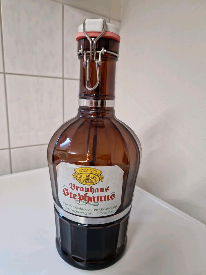 Leere Stephanus Bräu Flasche 2Liter in Lüdinghausen