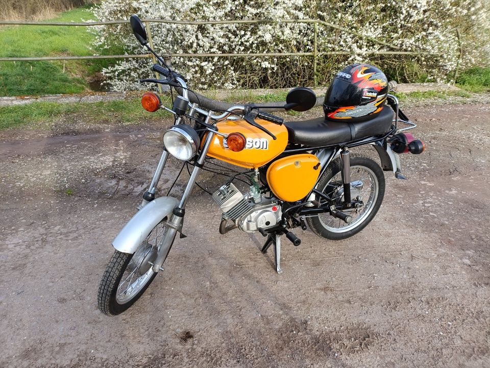 Simson S51 Deutsche Maschine! KEIN (Re)Import! 60kmh Zulassung in Wallhausen (Helme)