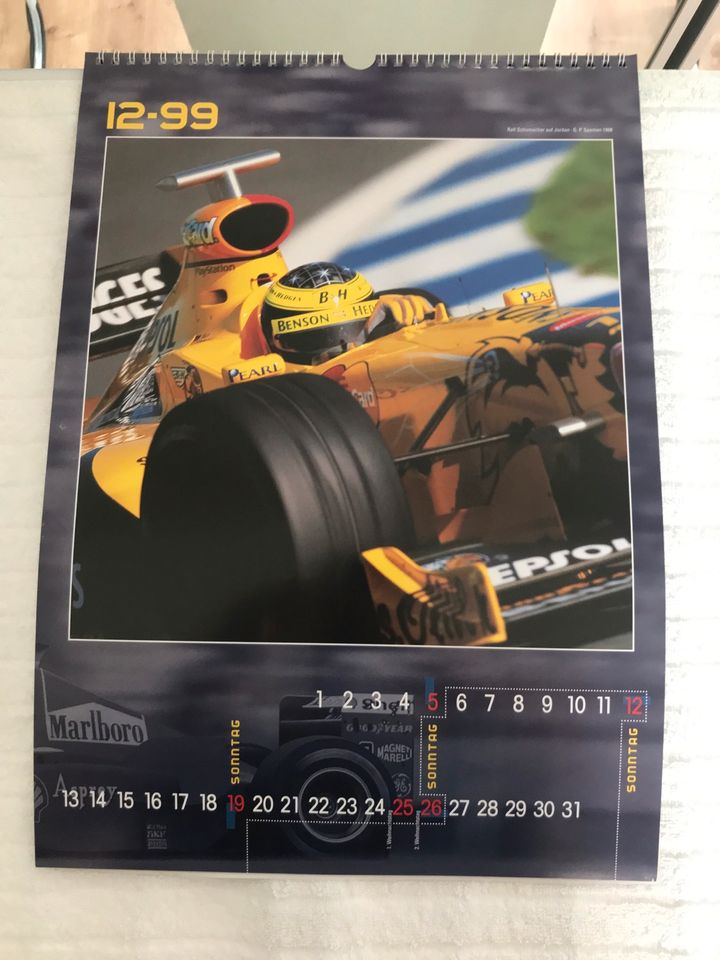 Kalender Formel 1 1999 42x30 Schumi Ferrari in Lichtenau