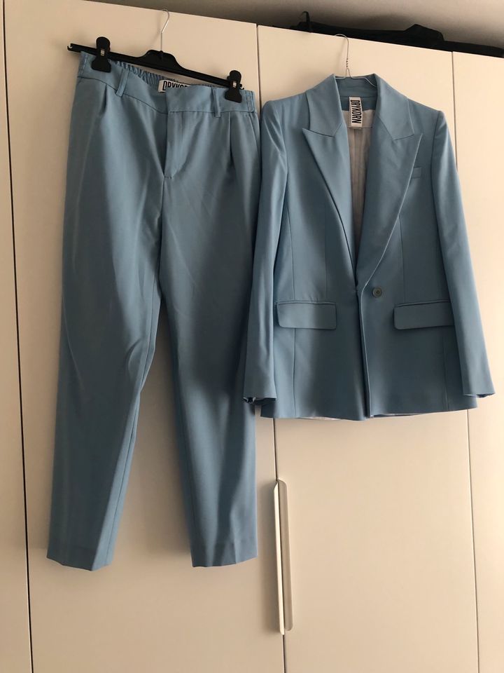 Drykorn Anzug Damen - blau (Blazer Gr. 2/ Hose 27/34) in Gießen