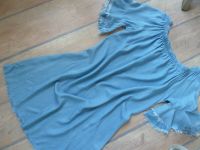 Jeans-Kleid M L blau Volants Sommerkleid Carmen-Ausschnitt Italy Düsseldorf - Friedrichstadt Vorschau