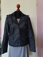 Lederjacke von Heine Gr. 40 blau Damen Sachsen - Görlitz Vorschau