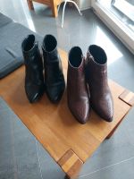 Esprit Damen Stiefelette Leder braun und schwarz Rheinland-Pfalz - Wissen Vorschau