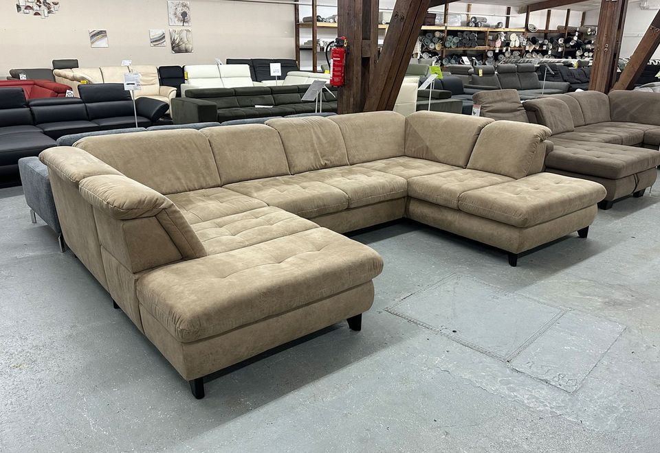 Wohnlandschaft | Ledersofa | Ecksofa | Polsterecke | Sofa in U-Form | sofort verfügbar | Couchlet Frankfurt in Frankfurt am Main