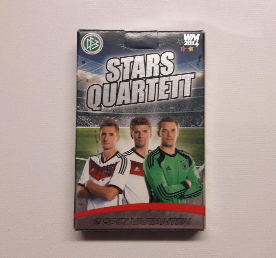 Kartenspiel Stars Quartett WM 2014  komplett in Laupheim