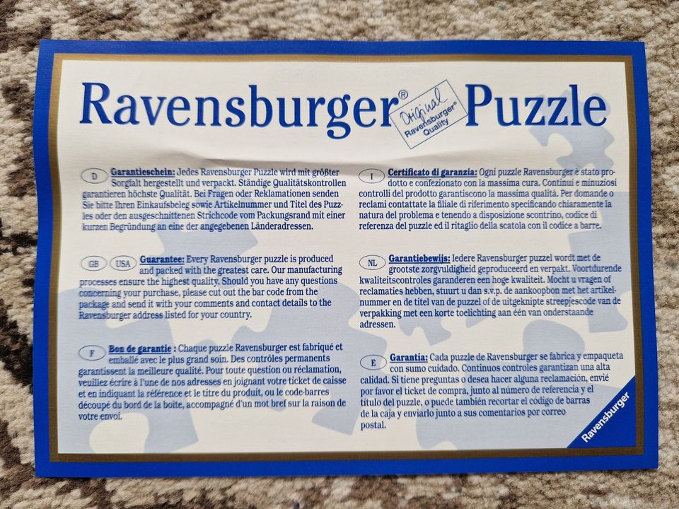 Ravensburger Kinderpuzzle - Feuerwehreinsatz 3x49 in Wendlingen am Neckar