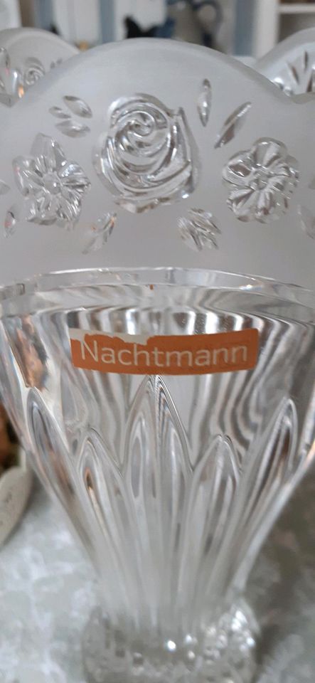 Große Bleikristallvase von Nachtmann in Lohra