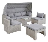 Loungebett Loungeset Atlanta B WARE!! mit aufklappbarem Dach Nordrhein-Westfalen - Borchen Vorschau