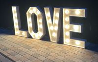 XXL Love Buchstaben für Hochzeit mieten ❤️ ❤️ Niedersachsen - Wathlingen Vorschau